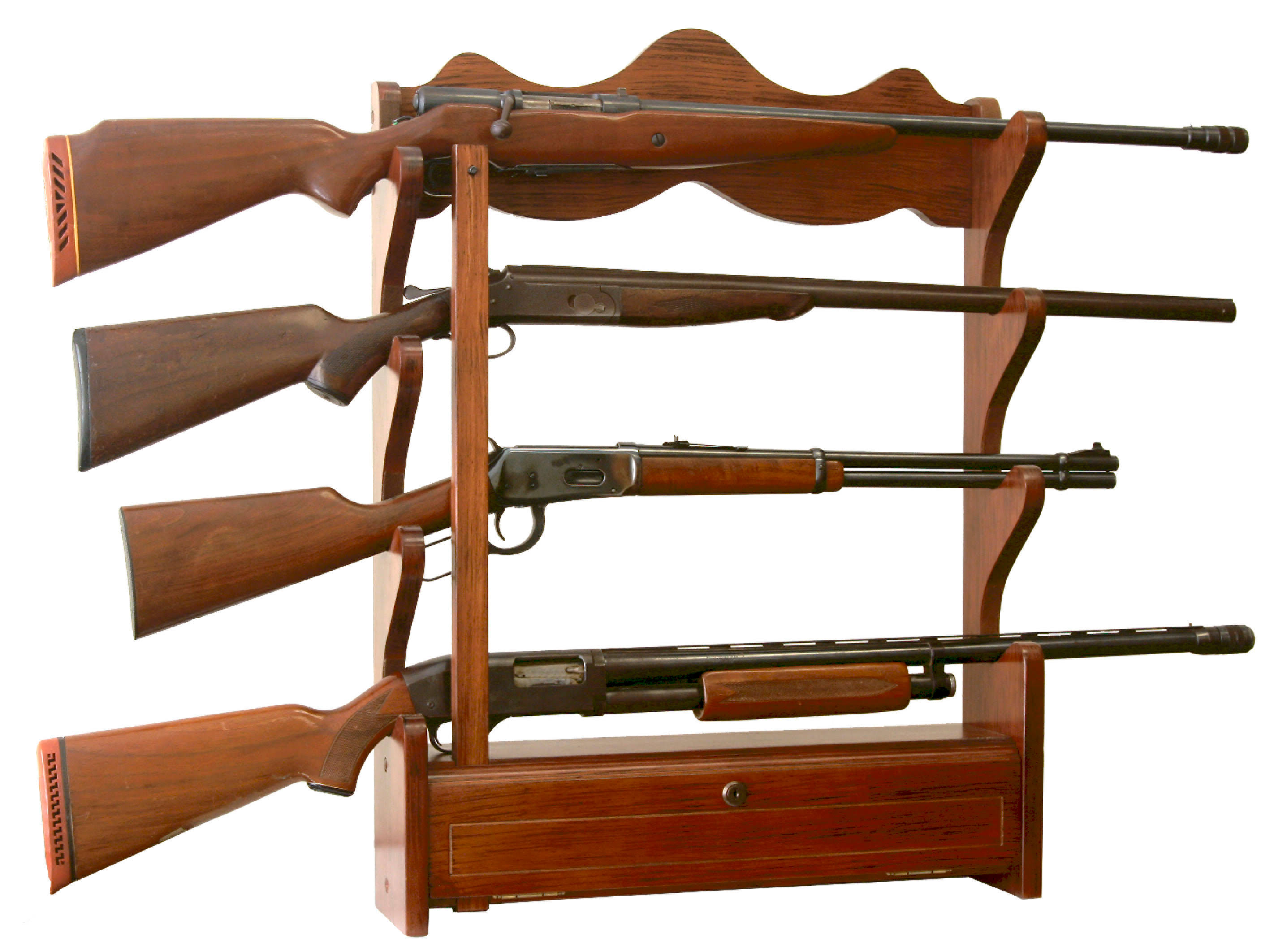 American Furniture Classics 4 Gun Wall Rack