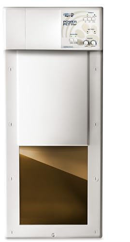 High Tech Pet Fully Automatic Pet Door for Wall and Door Installation - (PX-1W, Medium Wall Mount)