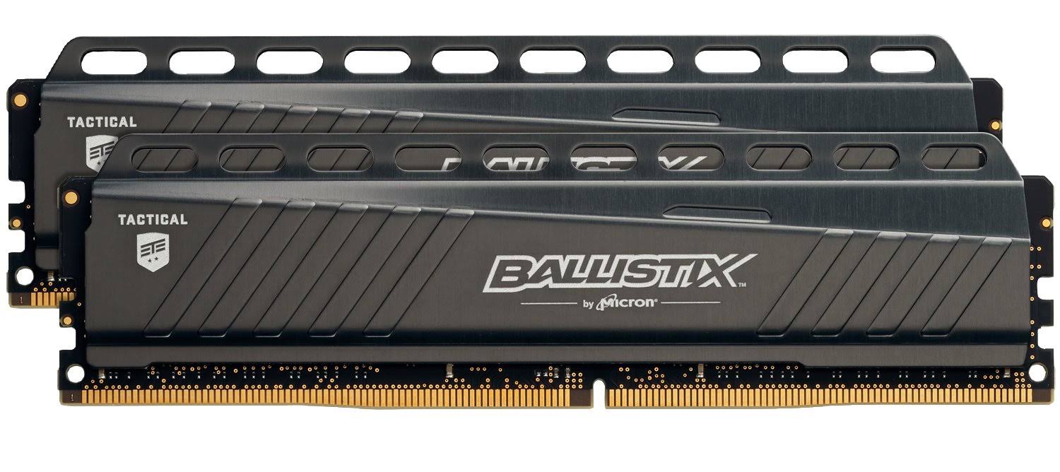 Ballistix Blt2c8g4d26afta Tactical 16 GB Kit (8 GB x 2) DDR4 2666 MT/s (PC4-21300) Dr x 8 DIMM 288-Pin