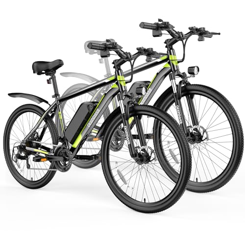 IDOTATA S26 Electric Bike,500W Motor,26" x1.95 Electric Bicycle for Adults,48V 12.8 AH Battery,21-Speed Gears,25MPH