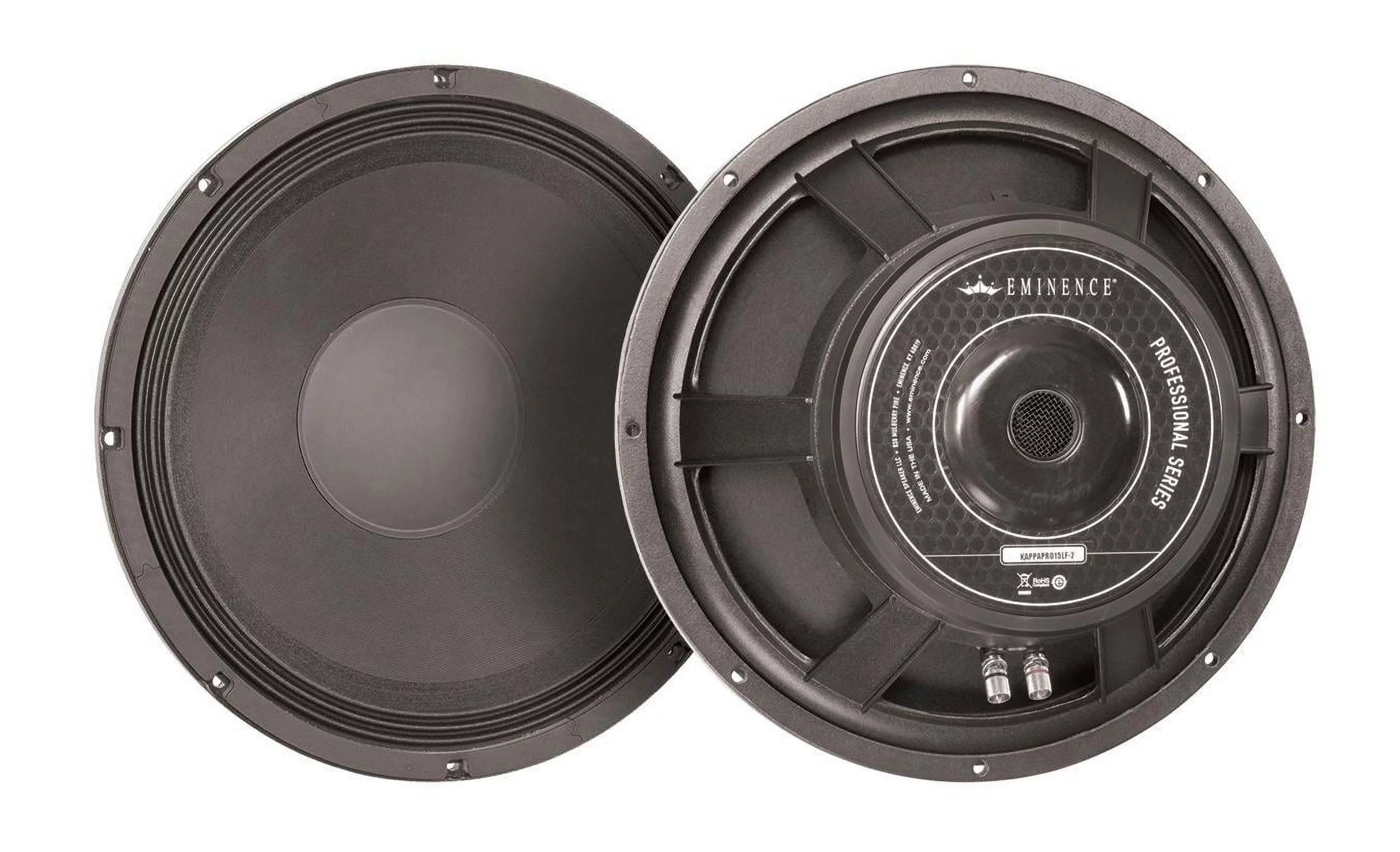 Eminence Professional Series Kappa Pro 15LF2 15" Pro Audio Speaker with Extended Bass, 600 Watts at 8 Ohms, Black