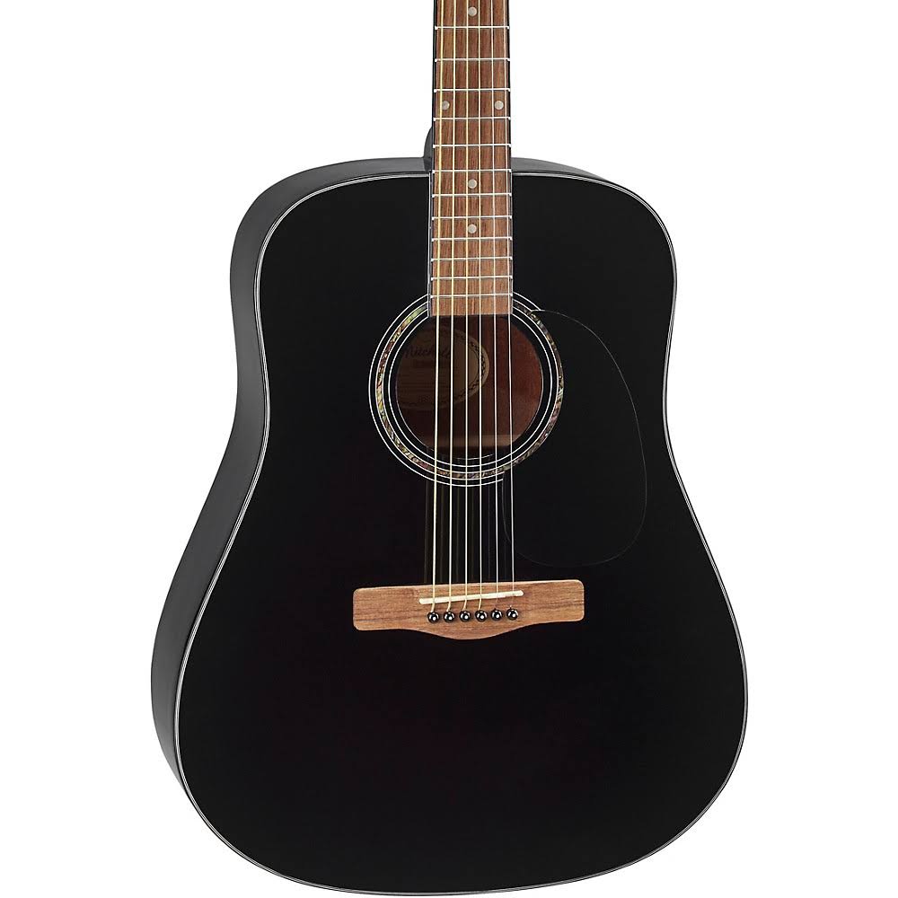 Mitchell D120 Dreadnought Acoustic Guitar Black - Megean