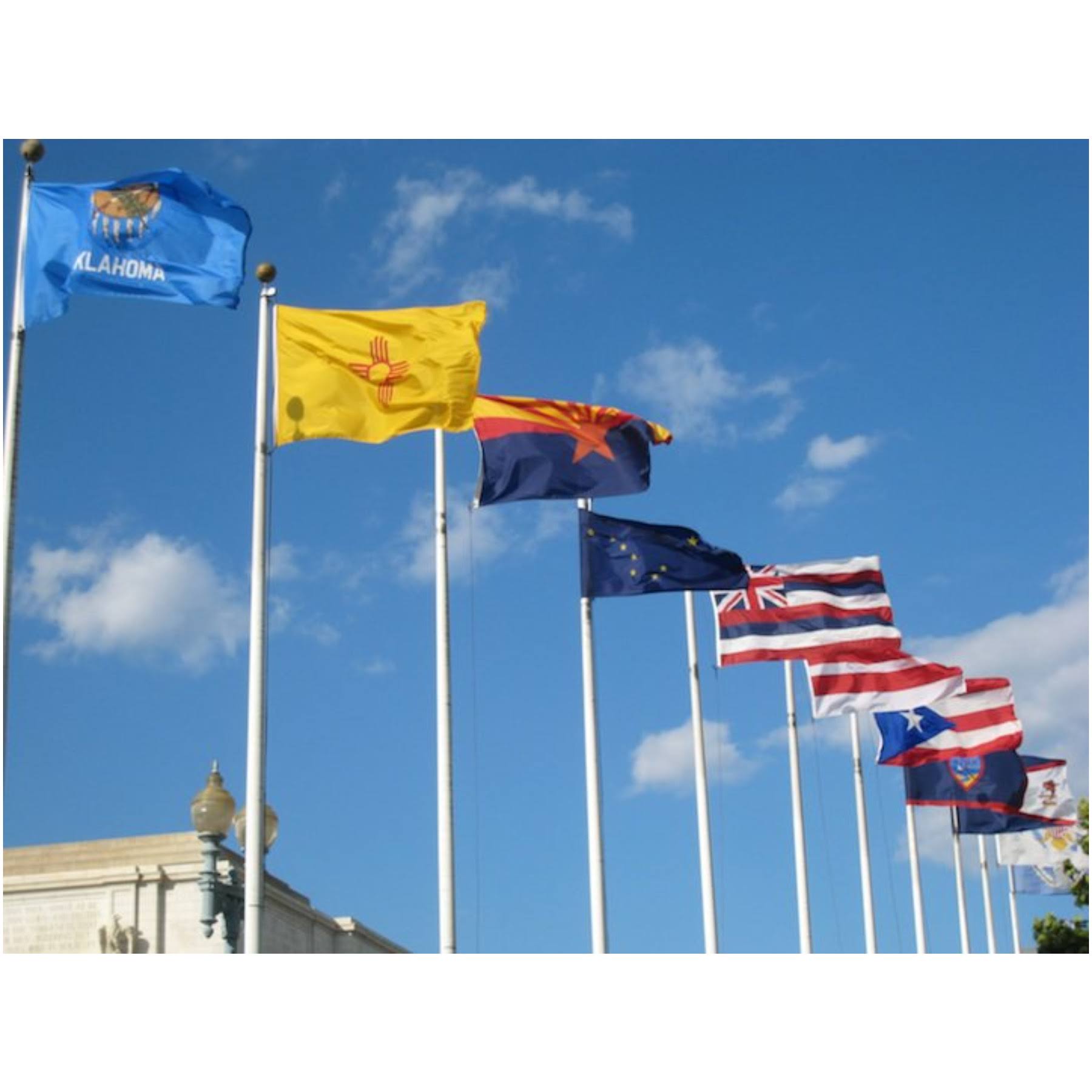 Flagline All US States - 12x22x18x22 Nylon Flag