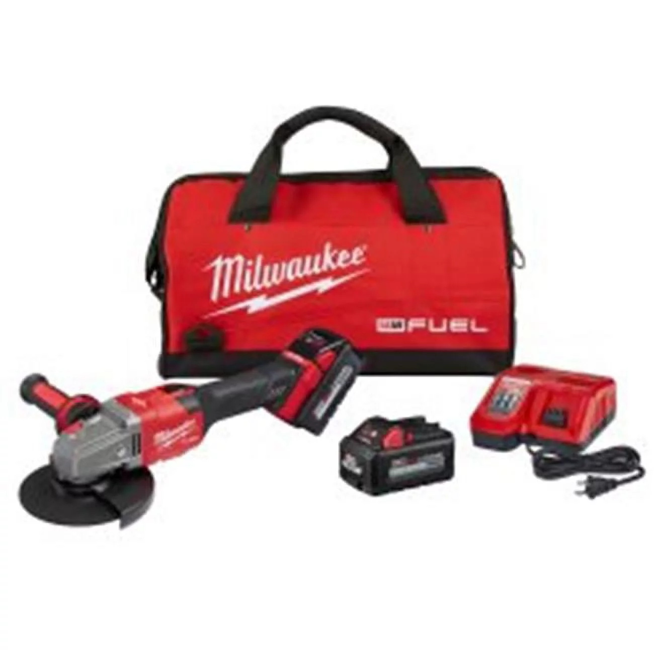 Milwaukee Electric Tools MLW2981-22 4.5 - 6 in. M18 Fuel Grinder with Slide Lock-on Kit - Radiant Selections