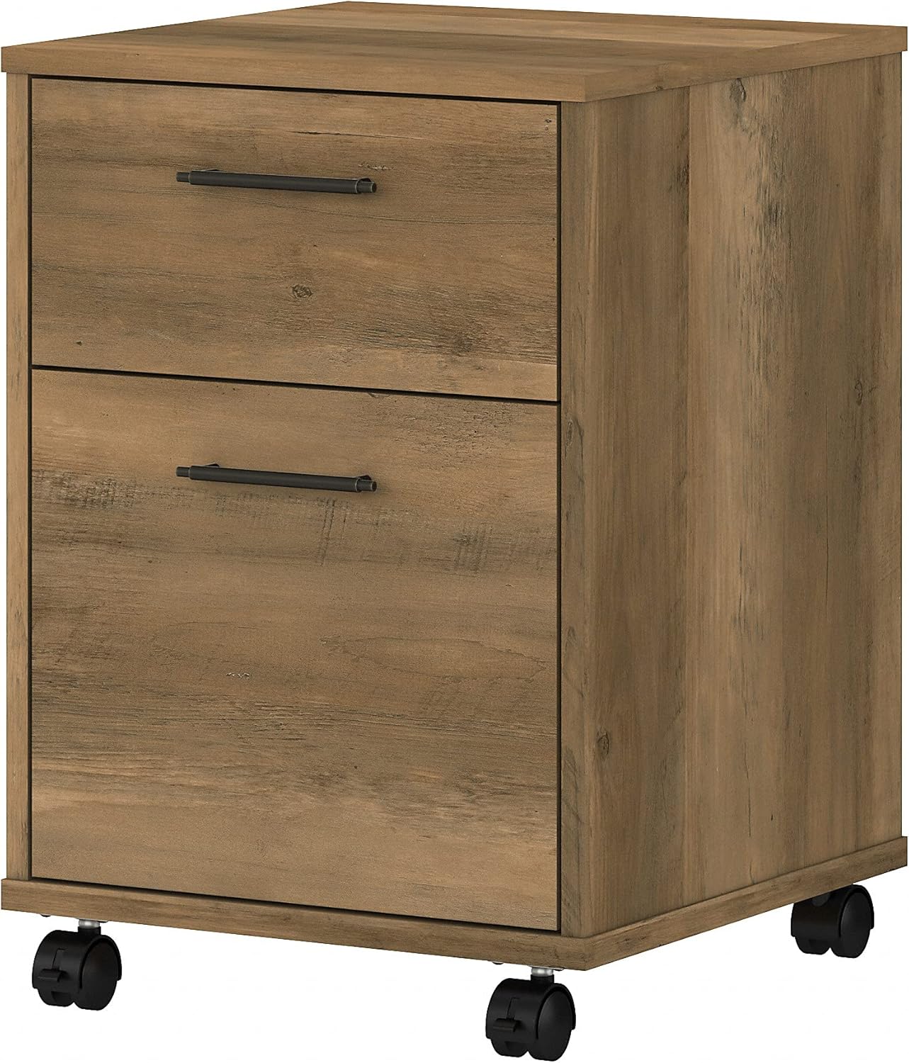Bush Furniture Key West 2 Drawer Mobile File Cabinet, Reclaimed Pine