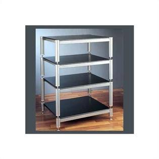 VTI Bl Series 4 Shelf Audio Rack - Cap , Pole , Shelf
