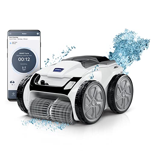 Polaris VRX iQ+ Smart Robotic Pool Cleaner with iAquaLink Control, Extra Long 70' Cable w/Tangle reducing Swivel