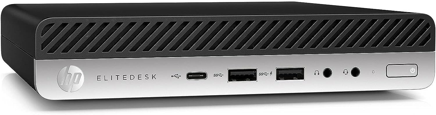HP EliteDesk 800 G5 Mini Tiny Business PC, Intel Hexa-Core i5-9500T up to 3.70GHz, 16GB DDR4 RAM, 256GB NVMe SSD, WiFi 6, Bluetooth 5.1, HDMI