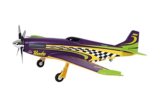 Fms Rc Planes for Adults 6 Channel Remote Control Airplane 1100mm P-51 VD Mustang Voodoo Hobby Rc Plane Without Reflex V2 PNP (No Radio, Battery