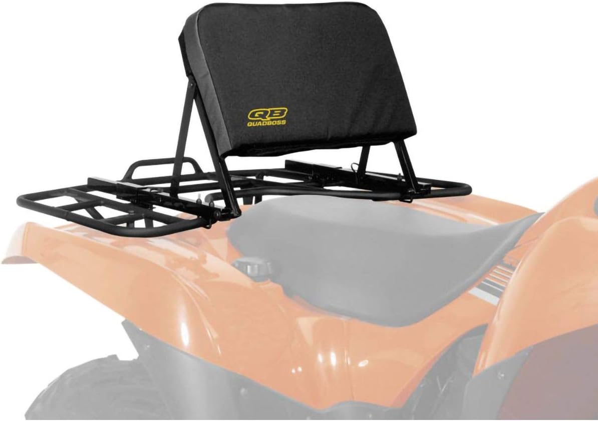 Quadboss ATV Backrest (Black) Pack of 2