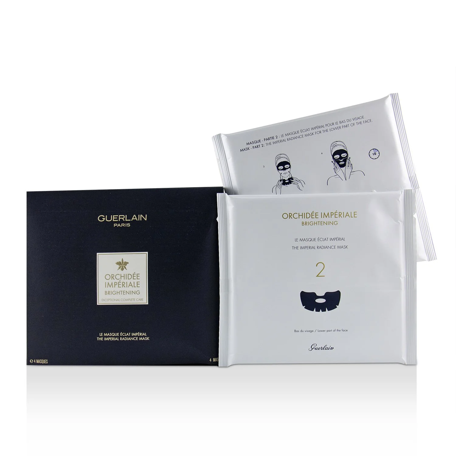 Guerlain Orchidee Imperiale Exceptional Complete Care The Imperial Radiance Mask  4sheets