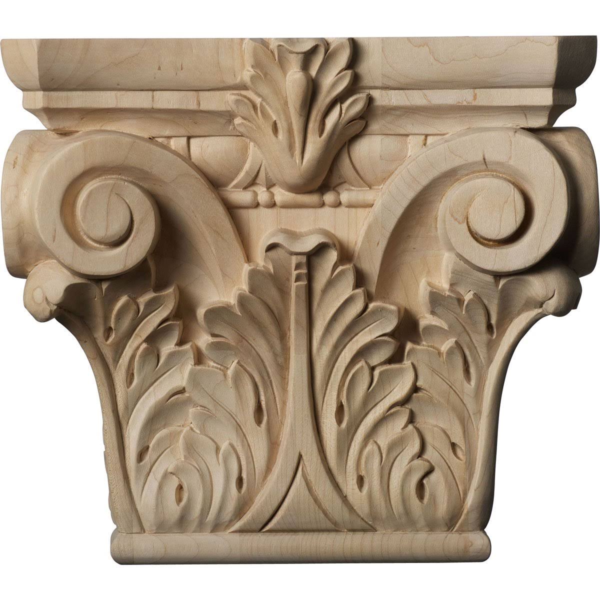 Ekena Millwork Medium Floral Roman Corinthian Capital (Maple)