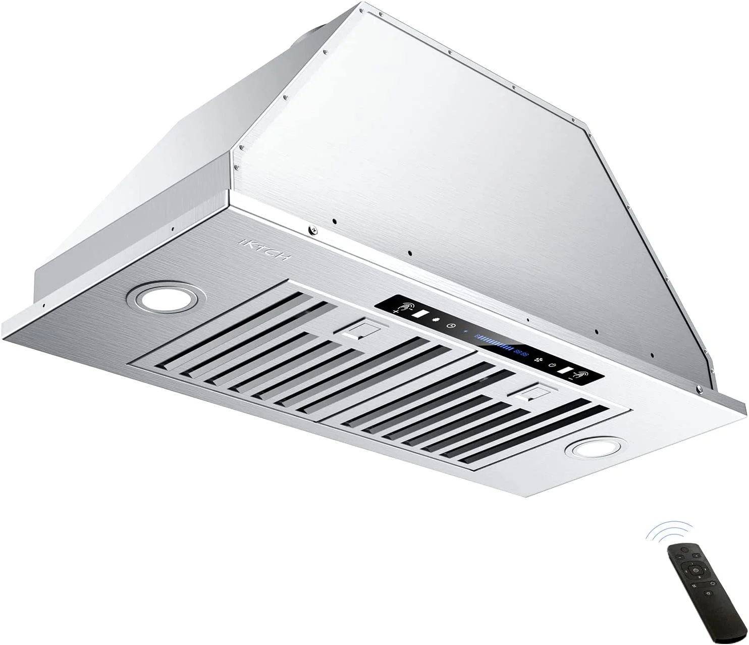 IKTCH 36 inch Built-in/Insert Range Hood 900 CFM, Ducted/Ductless Convertible Duct