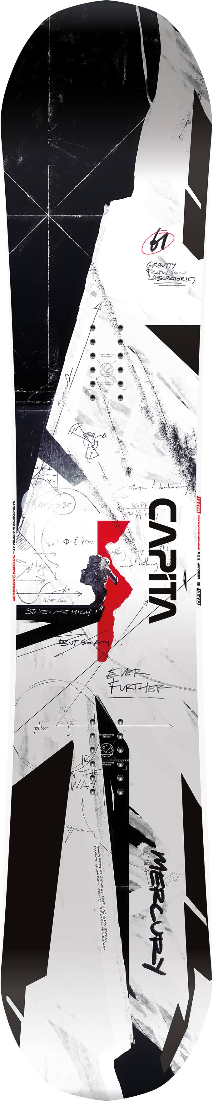 Capita Mercury Snowboard 2022 - 161