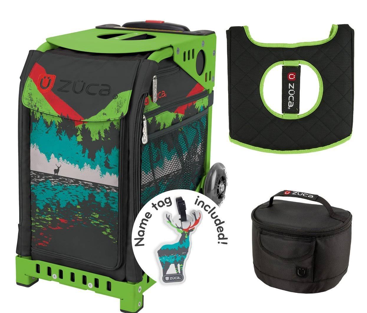 Zuca Sport Bag - Ice Dreamz Lux with Gift Lunchbox and Seat Cover (Black Frame)