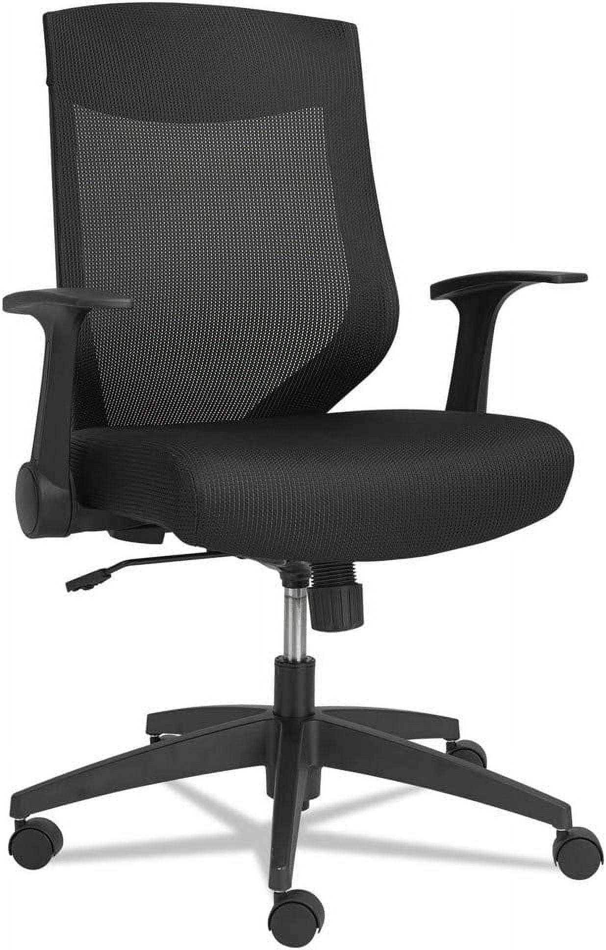 ALEEBK4217 EB-K Series 18.5 In. - 22.04 In. High Synchro -Back -Arm Mesh Chair - Black