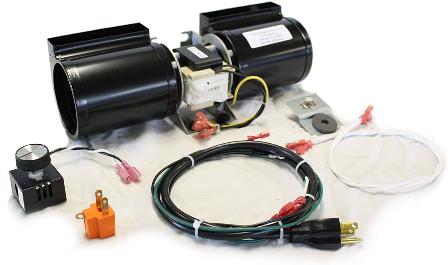 FireplaceBlowersOnline GFK-160 Fireplace Blower Kit for Heat N Glo, Hearth and Home, Quadra Fire