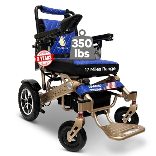 Majestic IQ-7000 Auto Folding Electric Wheelchairs for Adults,Lightweight Wheelchair,Ultra Light Wheelchair for Seniors,Foldable Wheelchair