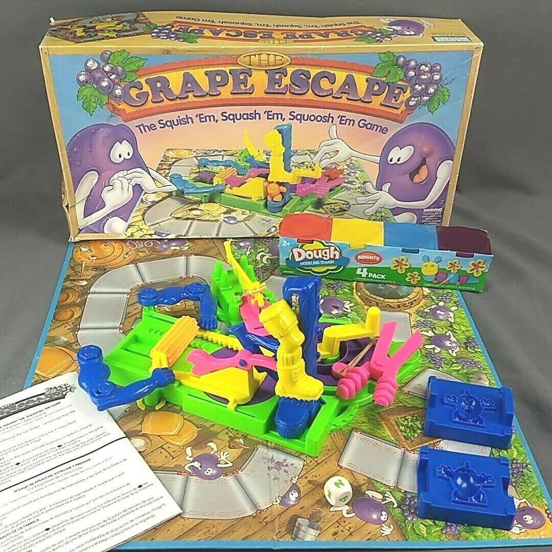 The Grape Escape Board Game Parker Brothers 1992
