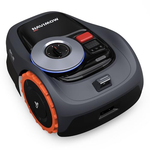 Segway Navimow iSeries Robot Lawn Mower Perimeter Wire Free 1/4 1/8 Acre RTK+Vision Robotic Lawnmower, AI-Assisted Mapping, Virtual Boundary