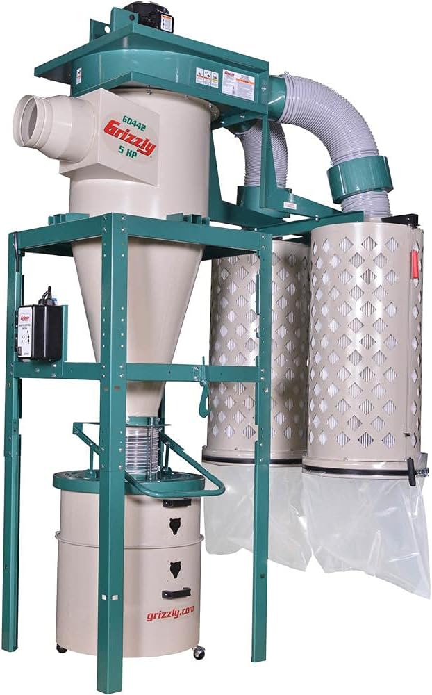 Grizzly Industrial G0442-5 HP Cyclone Dust Collector