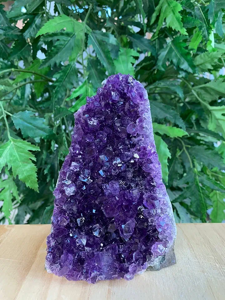 Uruguayan Deep Purple Amethyst Cluster, Amethyst Geode, Raw Amethyst, Amethyst Cathedral, Amethyst Druze, Amethyst Crystal - Kansas Nuitrition