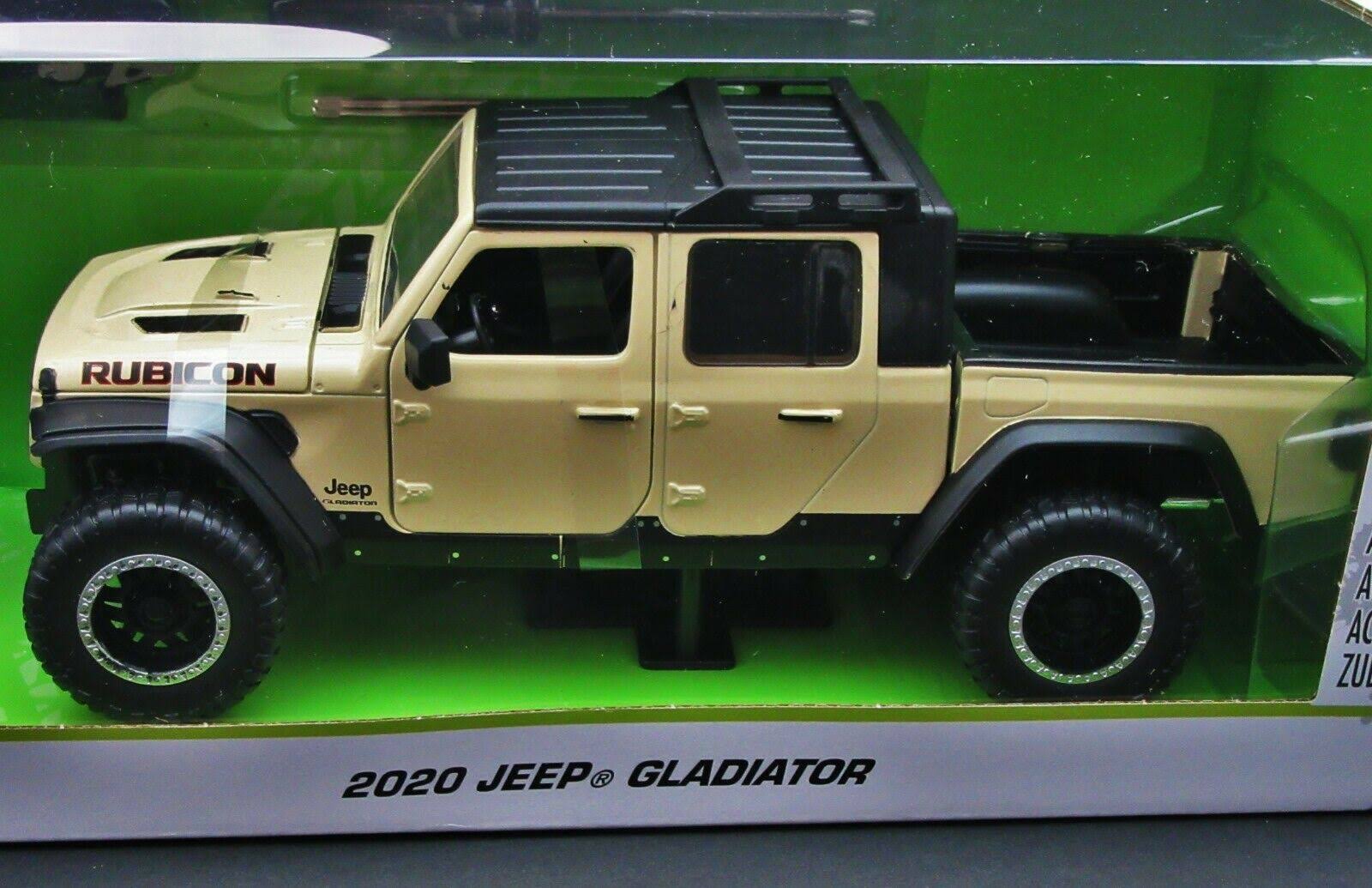 2020 Jeep Gladiator Rubicon ~ Tan ~ 1:24 Die Cast ~ Just Trucks