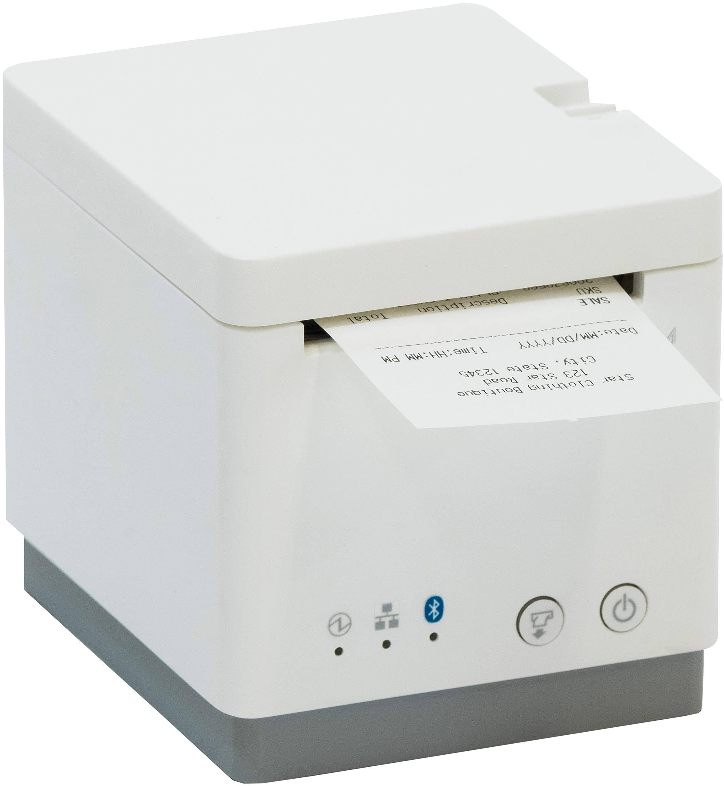 Star mC-Print2 MCP21LB WT US Monochrome Direct Thermal Receipt Printer - Ultra White