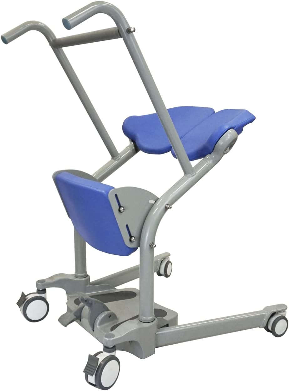 Ascend & GO - Manual Sit to Stand Elderly Assist Transfer Patient Lift Aid, Standing Assist Lift, Senior Transport Assistance Patient Chair