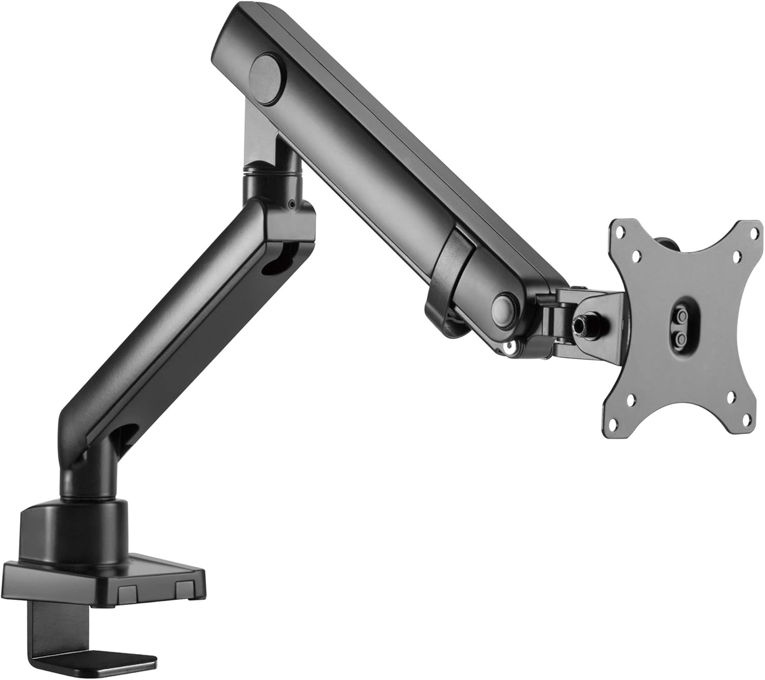 AVLT Single 13-32 Monitor Arm Desk Mount fits One Flat/Curved/Ultrawide Monitor Full Motion Height Swivel Tilt Rotation Adjustable Monitor Arm