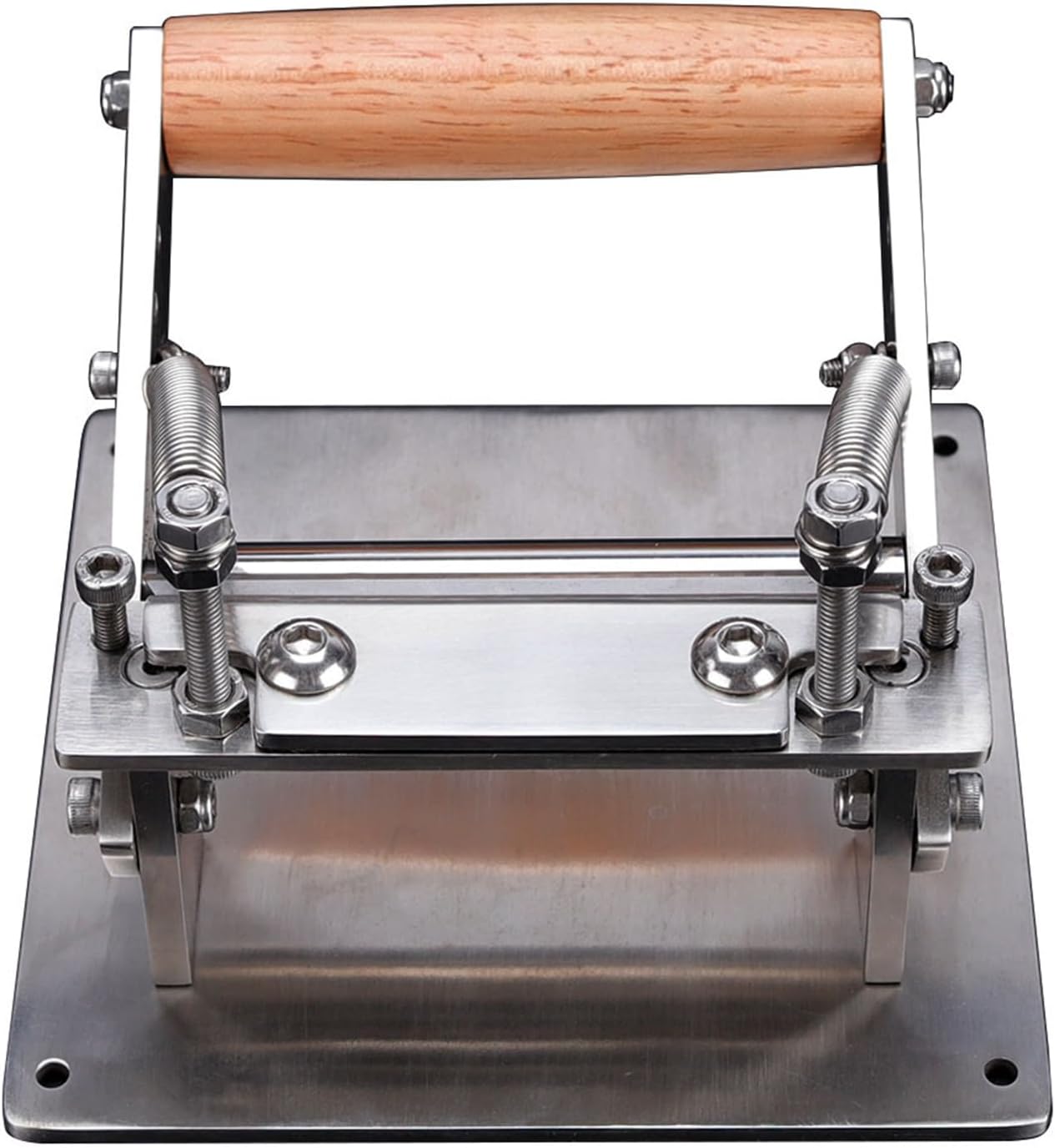 Leather Skiver Machine with 4 Screw, Manual Leather Splitter Peeling Paring Machine, Leather Skiving Tools for Vegetable Tanned Leather