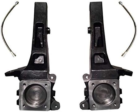 QSA 4" Lift Spindles (2WD ONLY) + Extended Brake Lines. Compatible with: 2007-2014 Toyota FJ Cruiser 4" Lift Spindles (2WD ONLY)