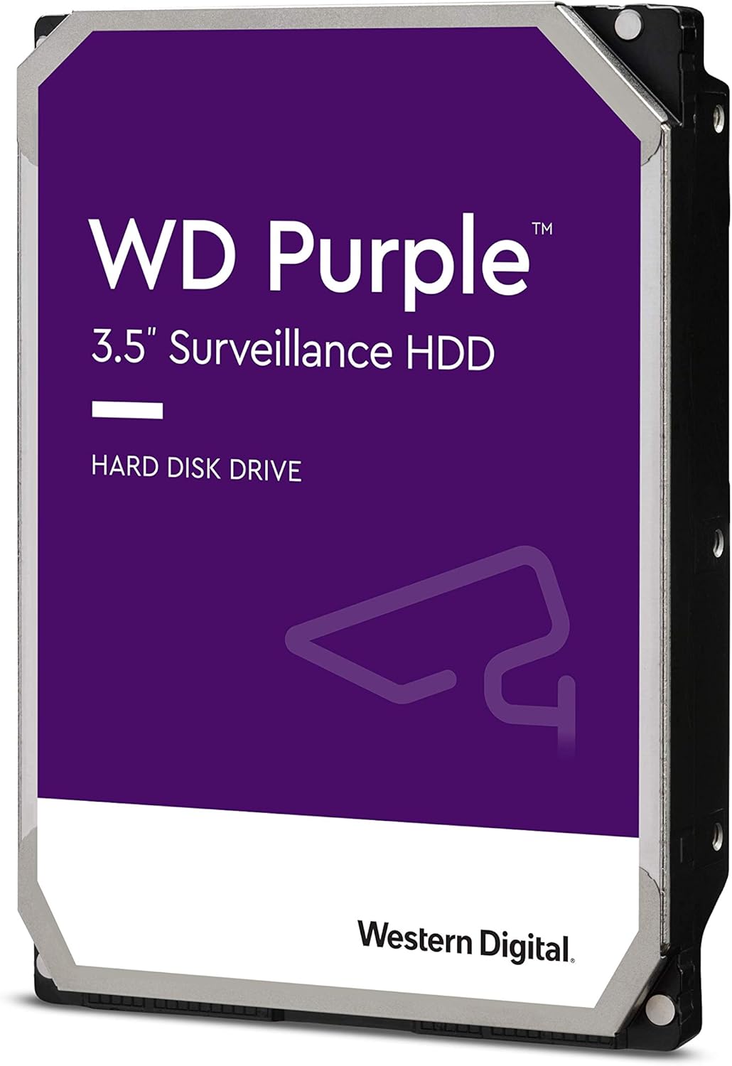 Western Digital 12TB WD Purple Surveillance Internal Hard Drive HDD - SATA 6 Gb/s, 256 MB Cache, 3.5 - WD121PURZ