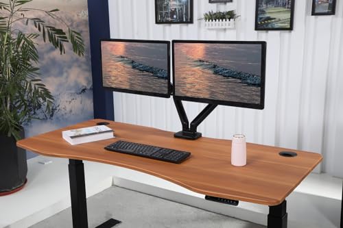 ApexDesk K Series 71" Height Adjustable Standing Desk with Memory Controller, White