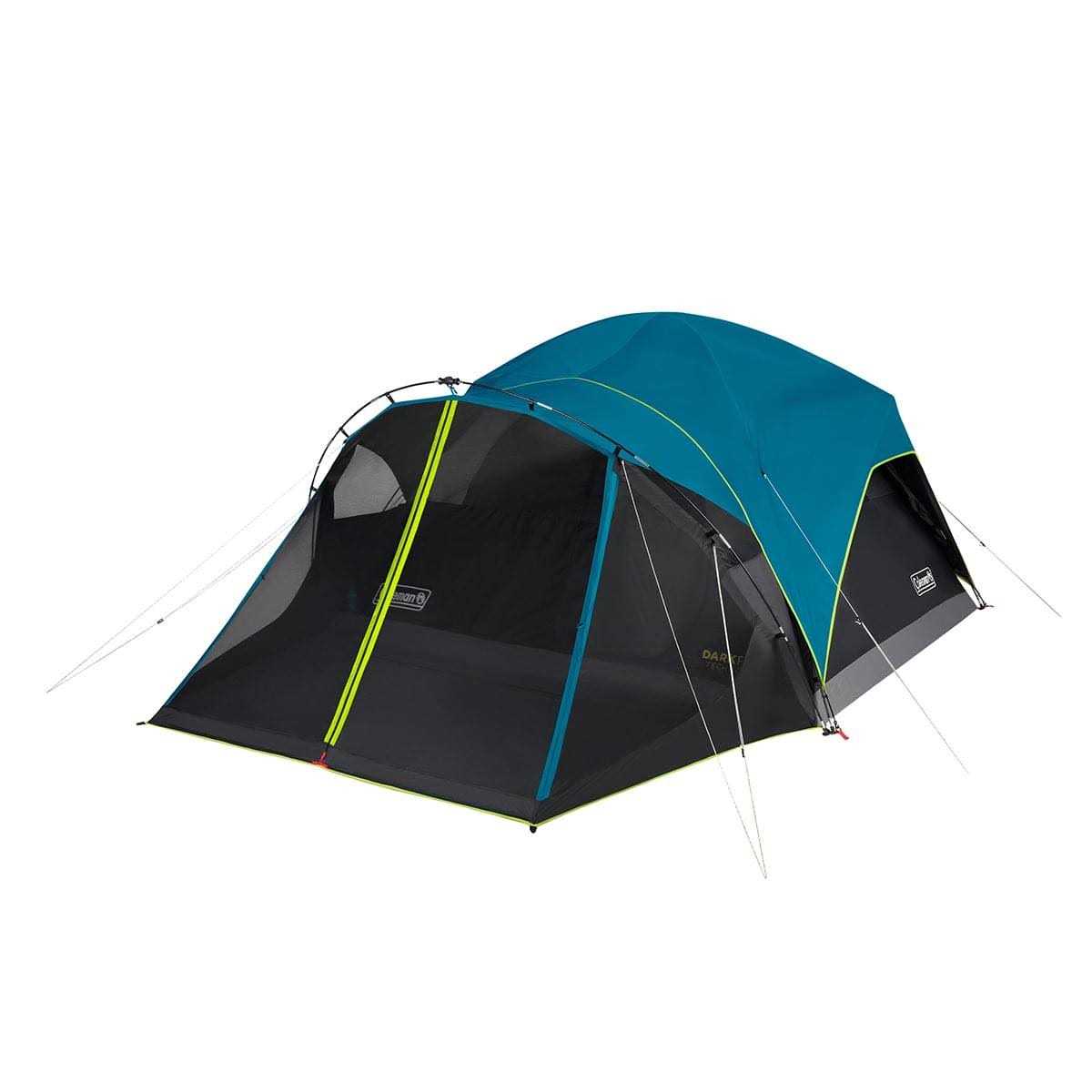 Coleman 4-Person Carlsbad Dark Room Dome Camping Tent with Screen Room - Sports Supplies Online Store