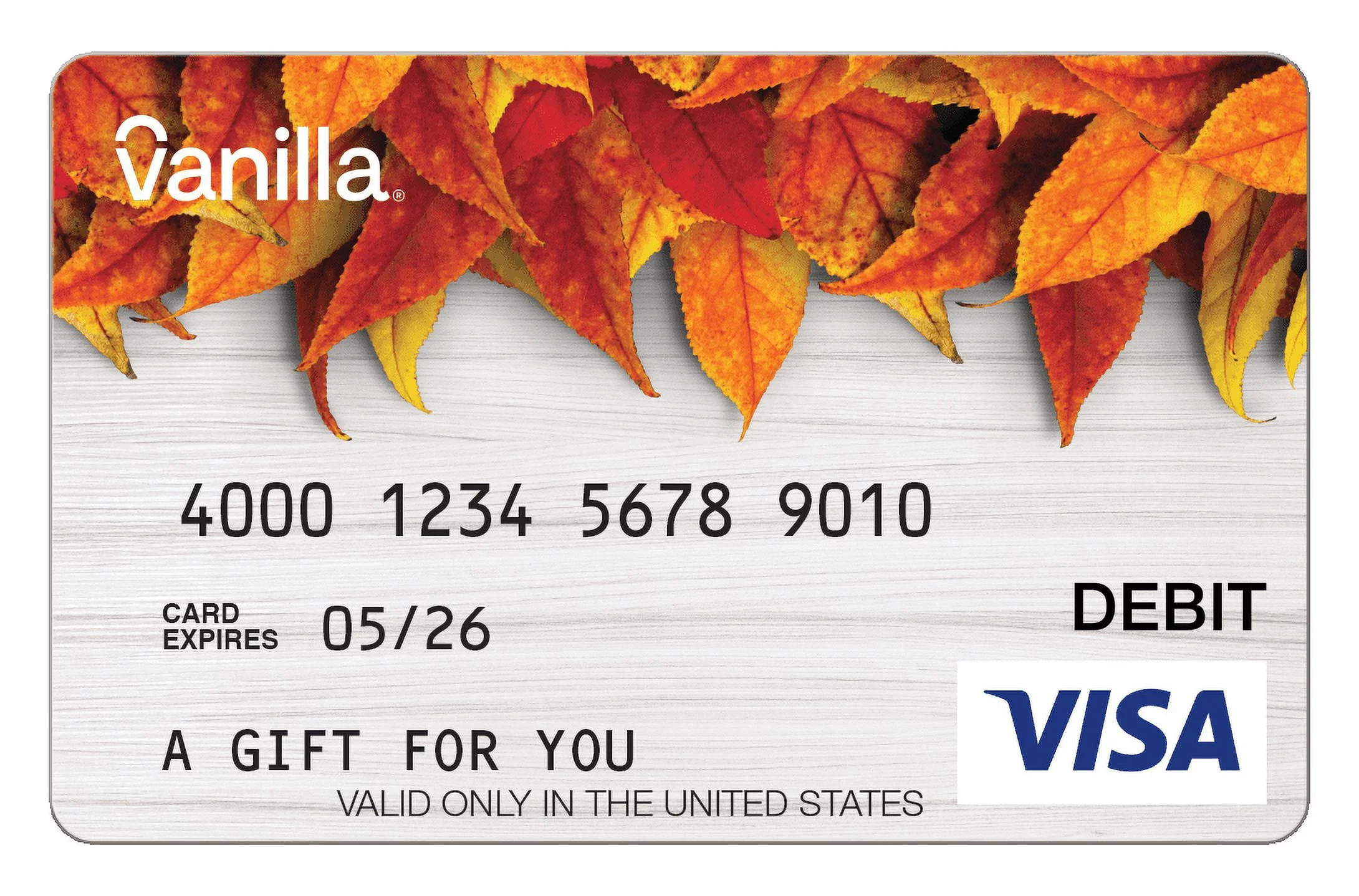 $200 Vanilla® Visa® Fall Leaves eGift Card
