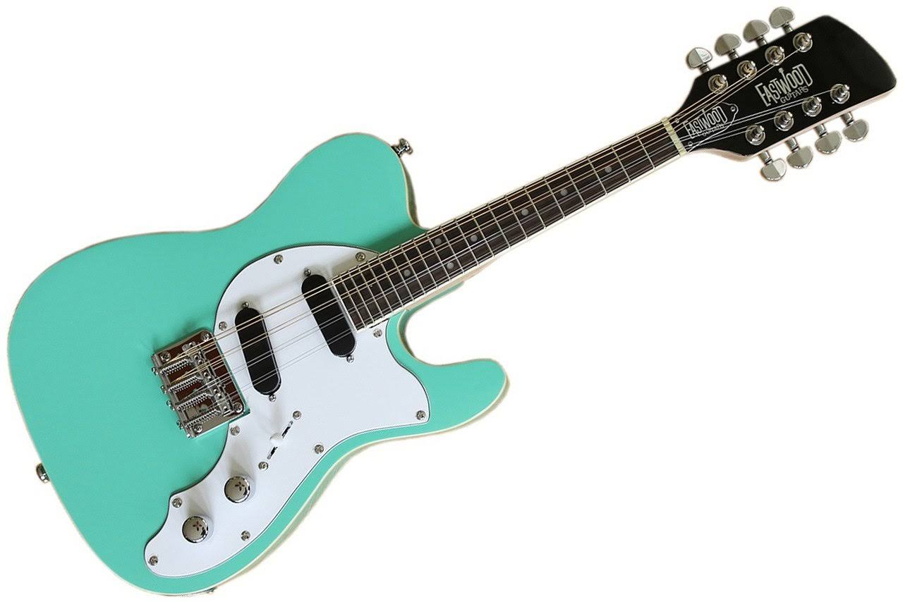 Eastwood Guitars Mandocaster Seafoam Green