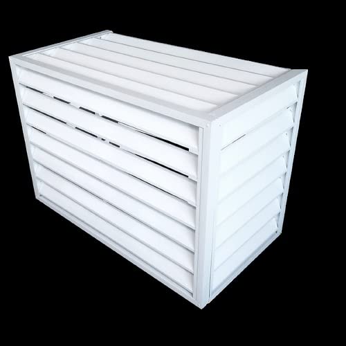 Tqertrtfxa Mini Split Condenser Cover, Mini Split Air Conditioner Cover for Outside Units, Fence to Hide air Conditioner, Outer Materia