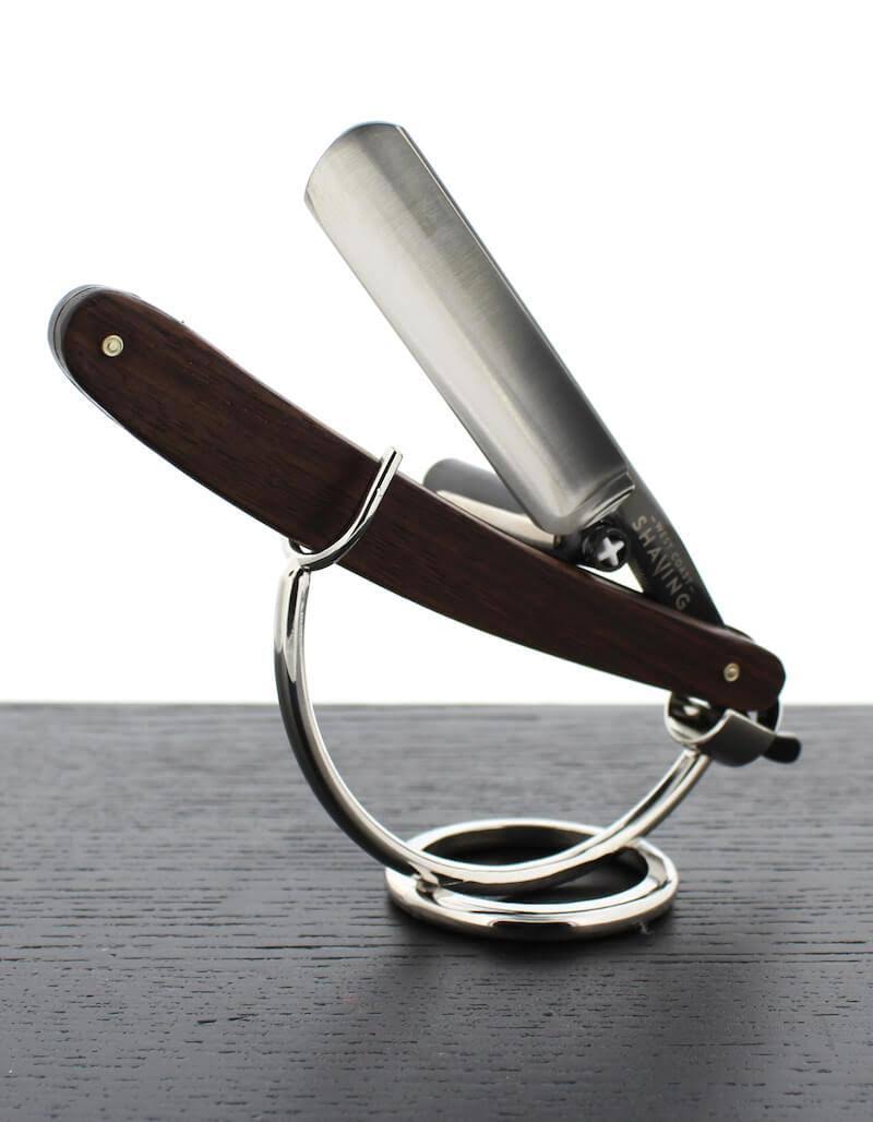 WCS Rosewood Straight Razor, 5/8 Carbon Steel