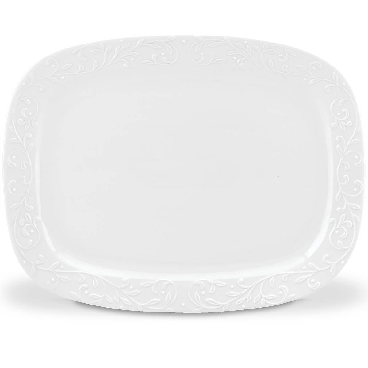 Lenox Opal Innocence Carved Platter