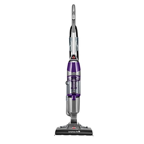 Bissell Symphony Pet Steam Mop and Steam Vacuum Cleaner for Hardwood and Tile Floors, with Microfiber Mop Pads