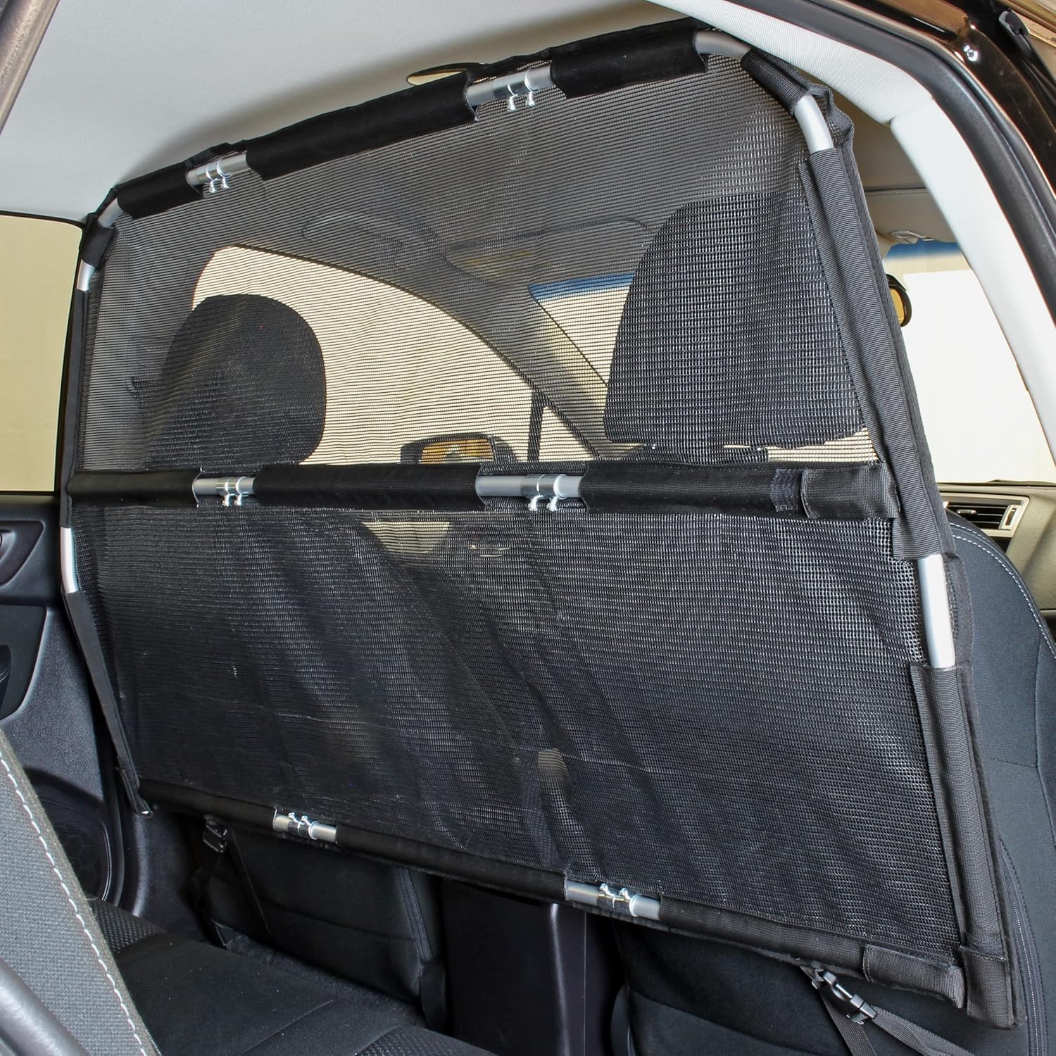 Bushwhacker Deluxe Dog Barrier 56 Wide - Ideal for Trucks, Large SUVs, Full Sized Sedans