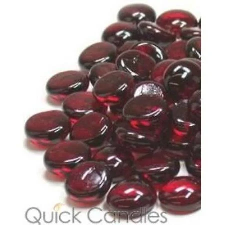 Vase Gems Ruby Red Glass 18 lbs.