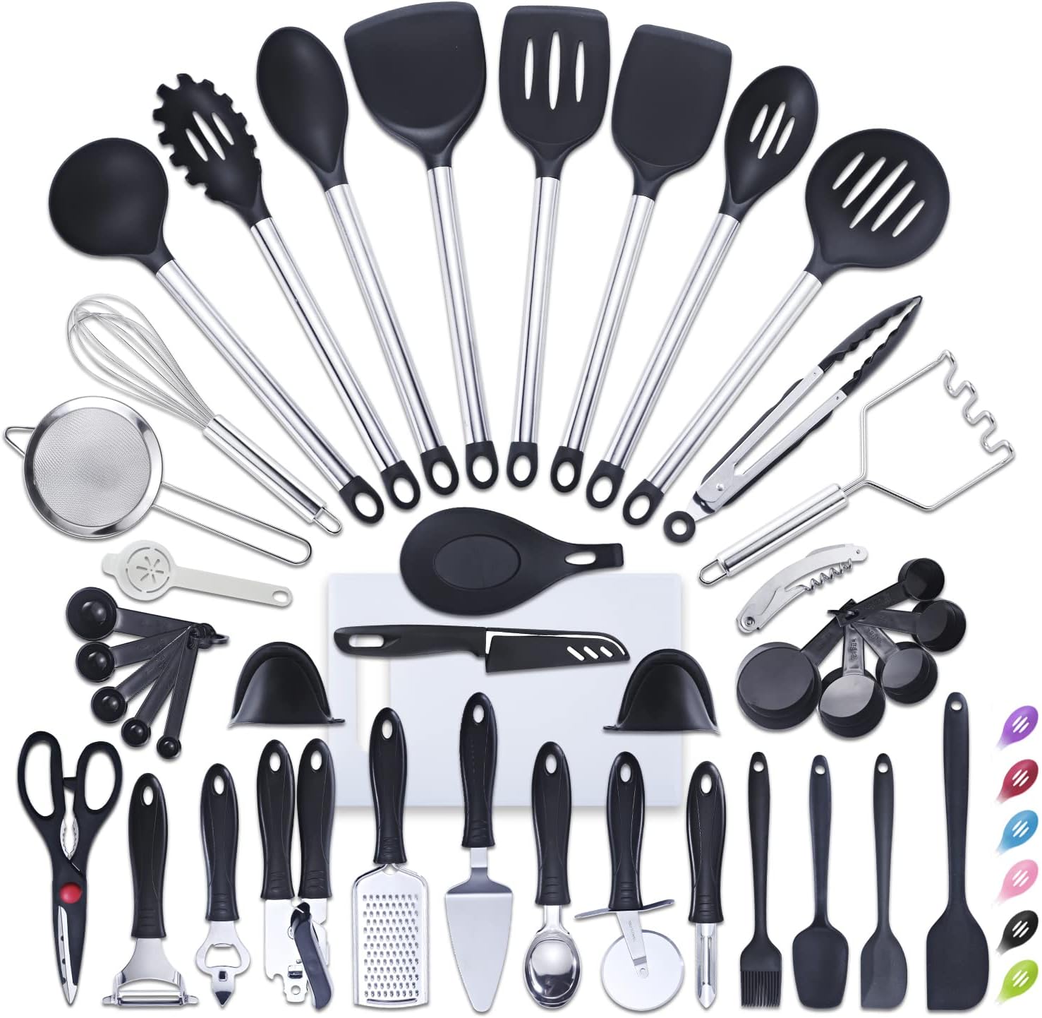 VEICA, Kitchen Utensils Set, 42Pcs Nylon Cooking Utensils Set