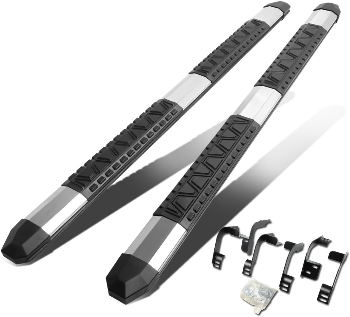 5 Inches Side Step Nerf Bar Running Board Compatible with Dodge Ram 1500-3500 Extended Cab 09-20, Aluminum, Polished Chrome
