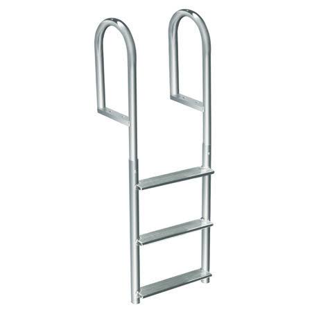 International Dock Wide-Step Stationary Dock Ladder, 4-Step