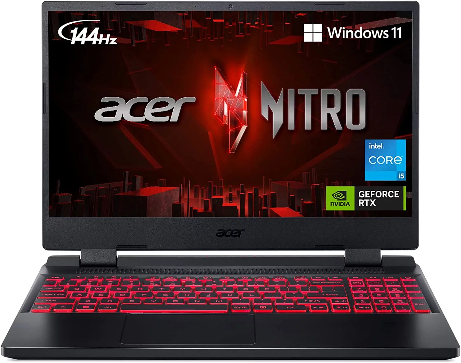 Acer Nitro 5 AN515-58-57Y8 Gaming Laptop | Intel Core i5-12500H | NVIDIA GeForce RTX 3050 Ti Laptop GPU | 15.6" FHD 144Hz IPS Display | 16GB DDR4 |