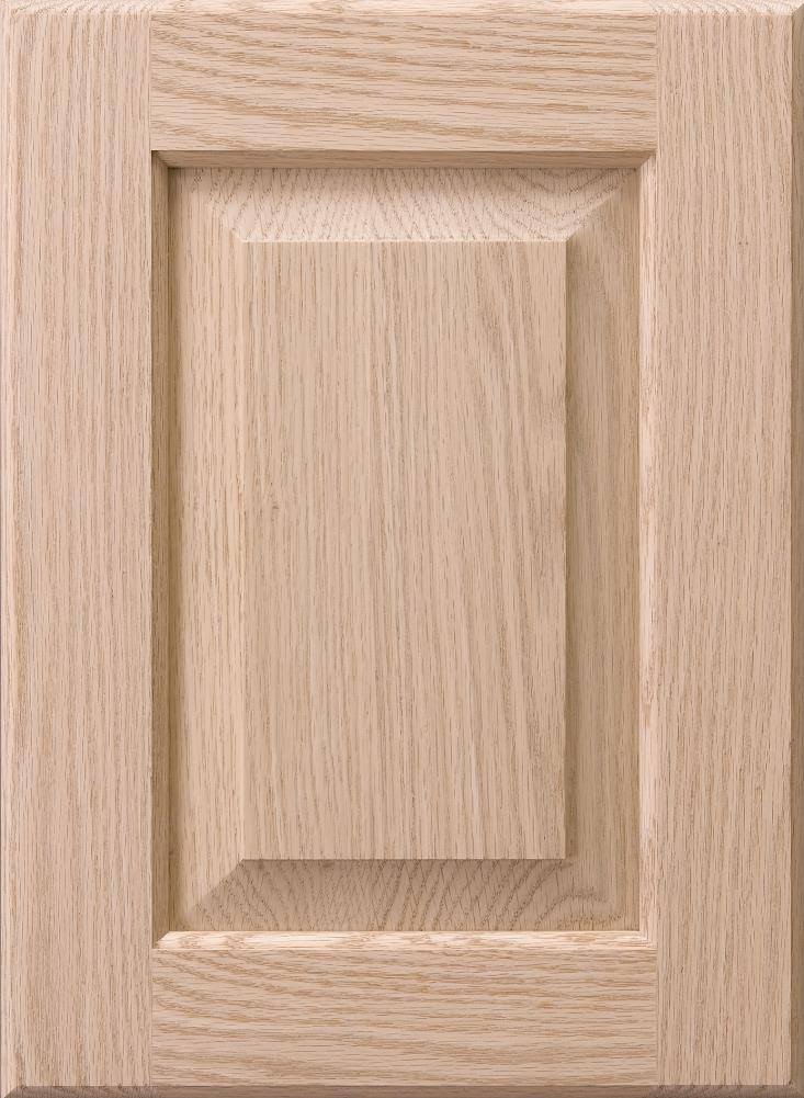 Surfaces 10-in W x 22-in H x 0.75-in D Red Oak Cabinet Door Front