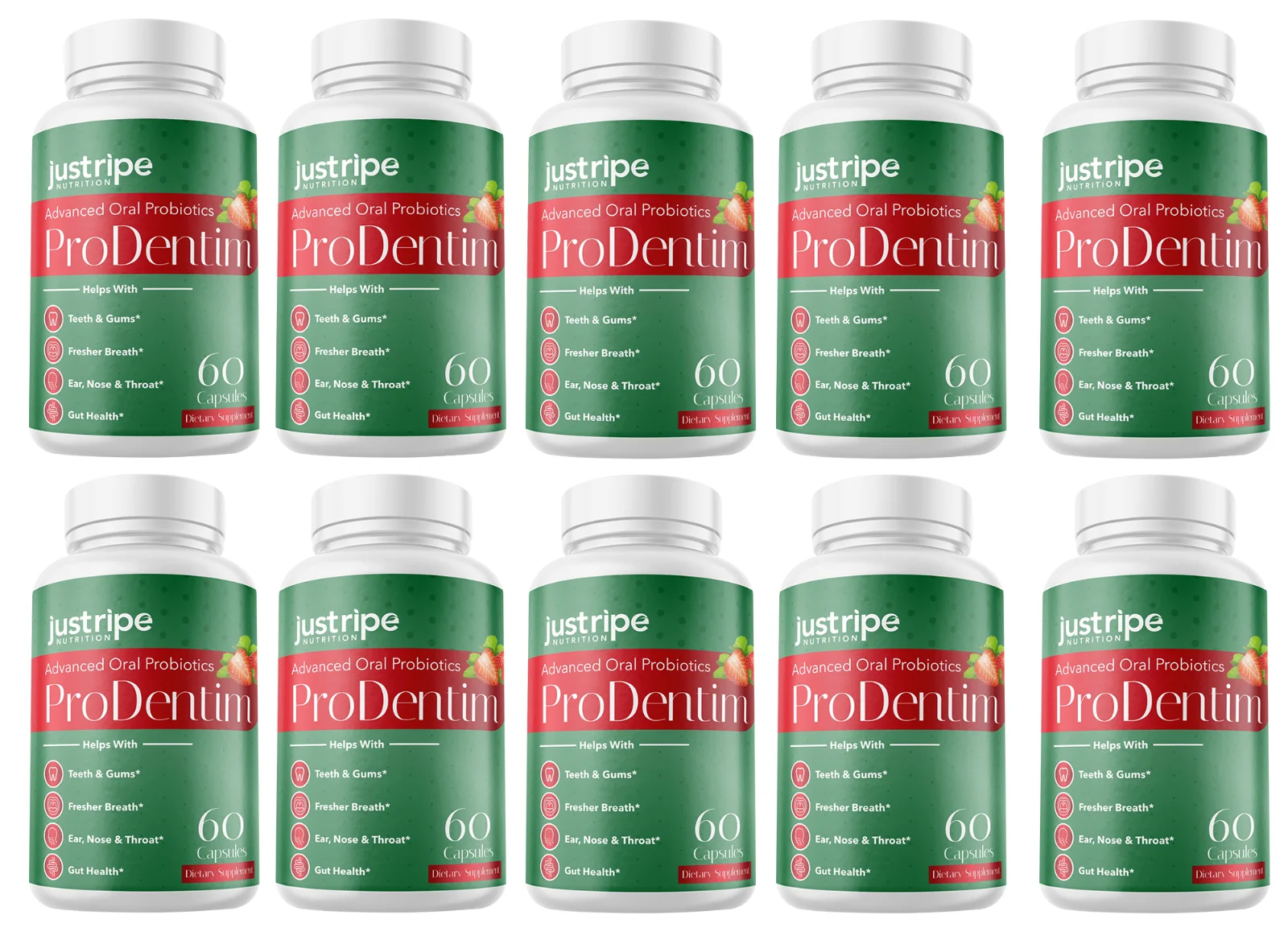 10 Pack Prodentim Oral Probiotics 40 Billion CFU Improve Teeth Gums Bad Breath - Curated Treasures Market