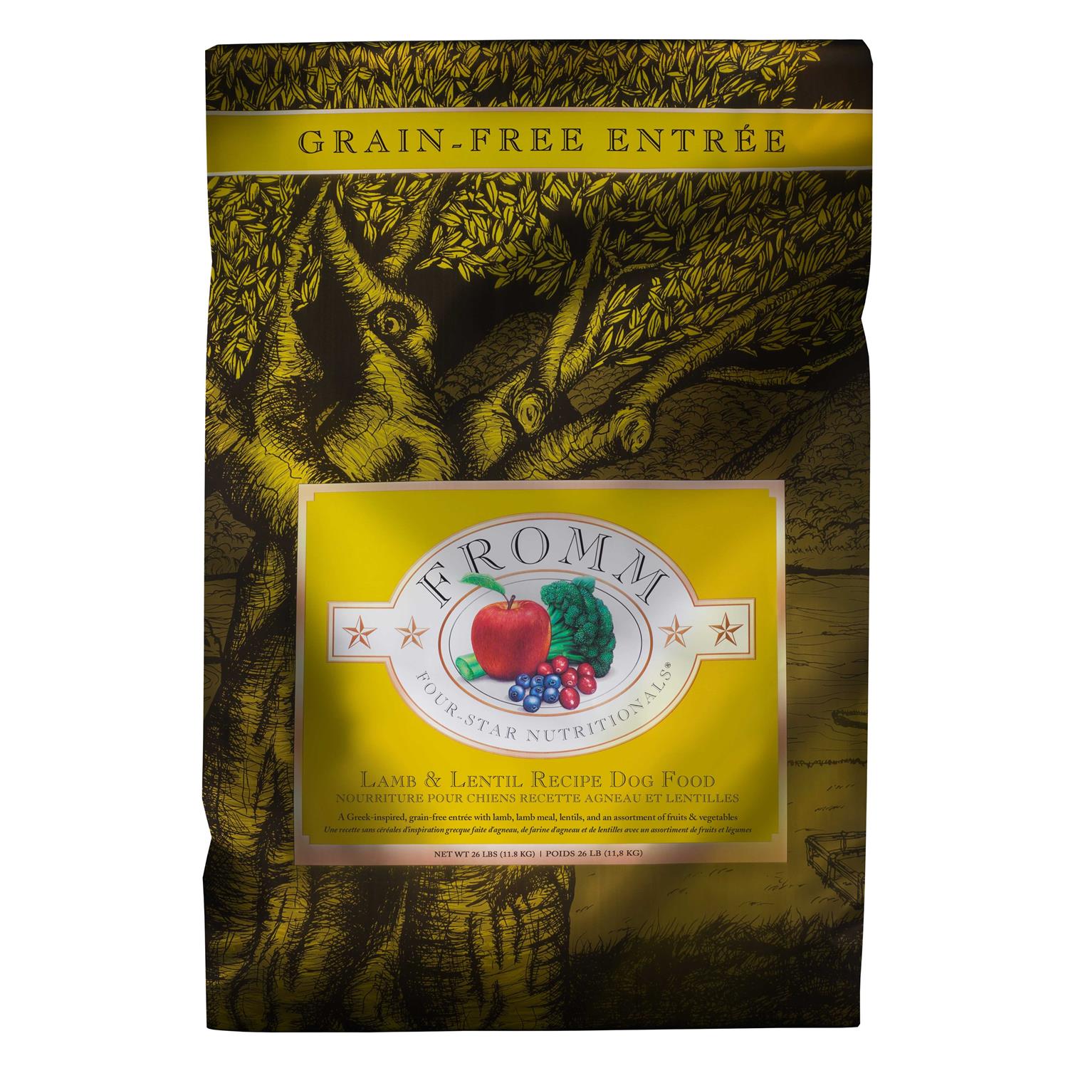 Fromm Four Star Lamb &amp; Lentil Dog Food - Pet Supplies online store